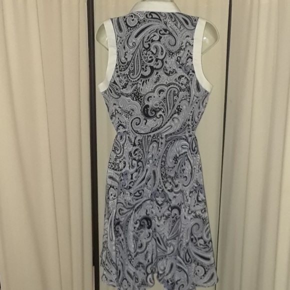 Trina Turk Blue Paisley Silk Dress - Picture 5 of 8